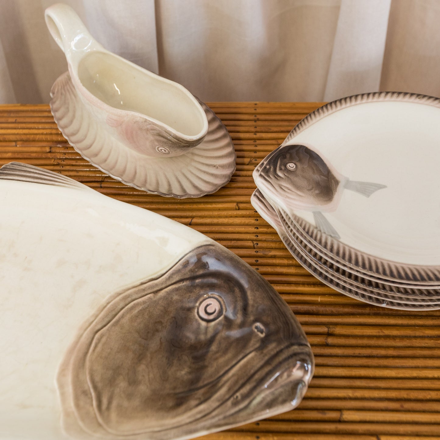 Fish dinner service, set of 12