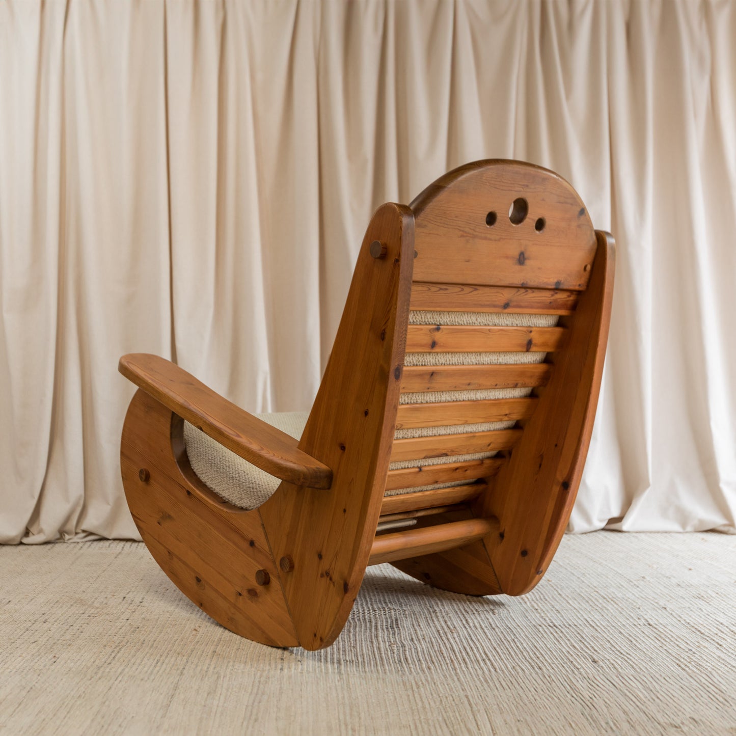 Brutalist rocking chair