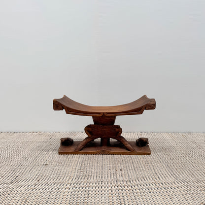 Ashanti hand-carved wood stool
