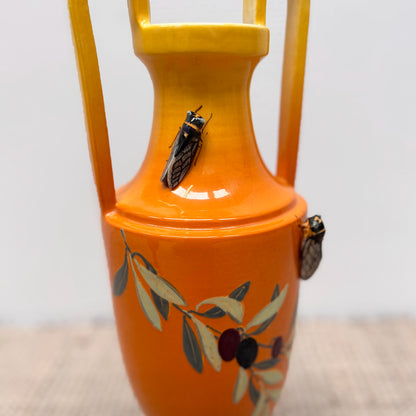 Pair of Louis Sicard vases
