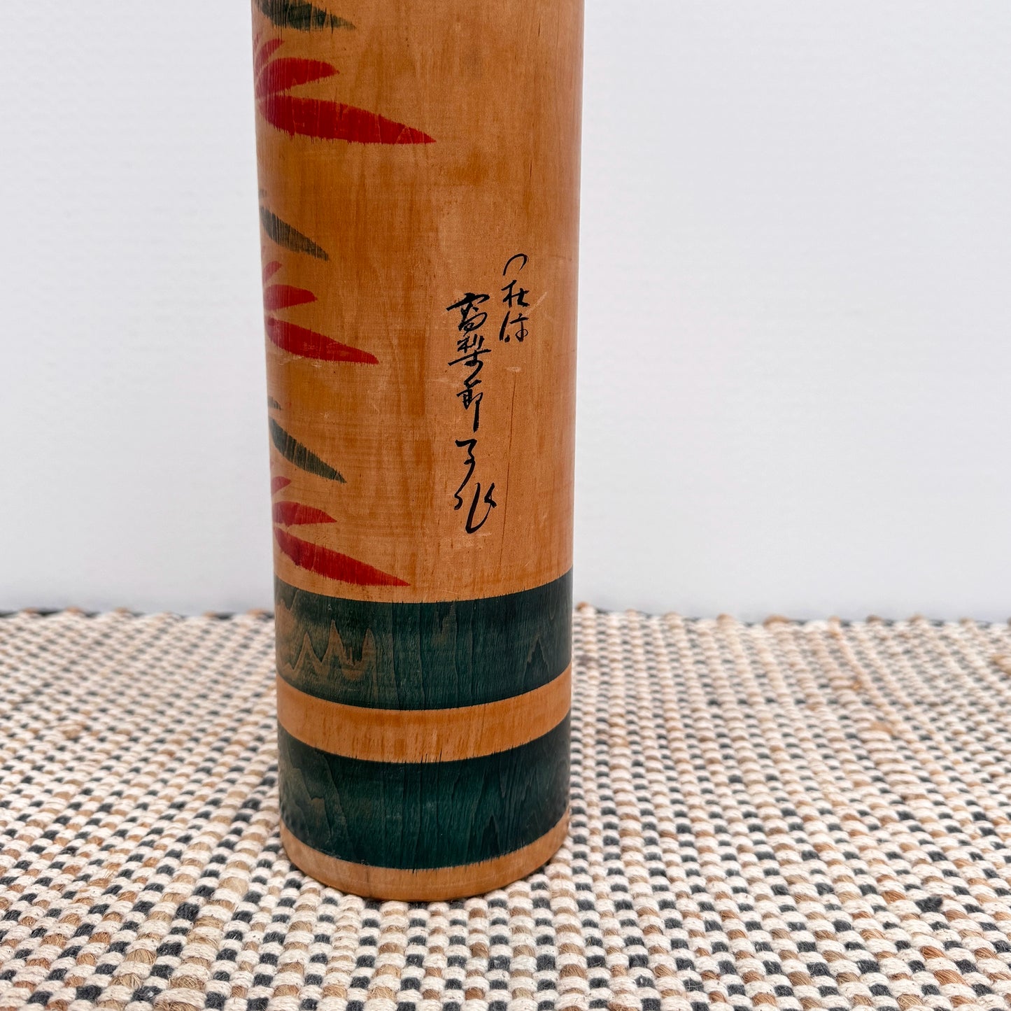 Vintage Kokeshi hand-painted dolls