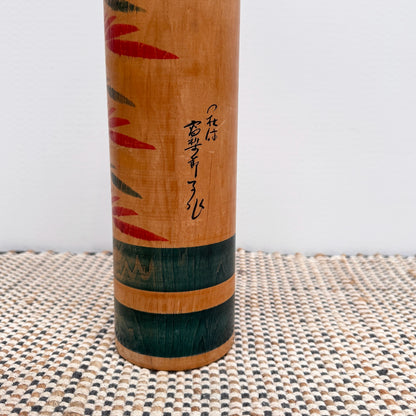 Vintage Kokeshi hand-painted dolls