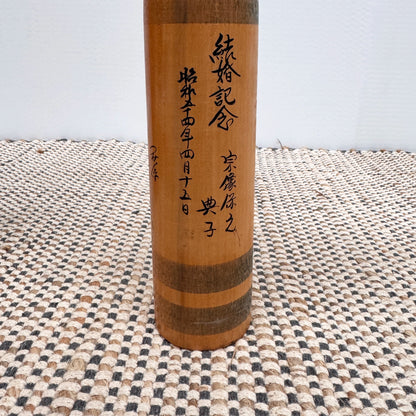 Vintage Kokeshi hand-painted dolls