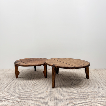 Pair of rustic coffee tables