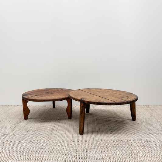 Pair of rustic coffee tables