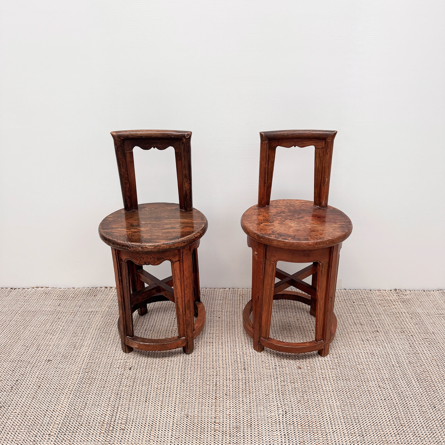 Asian rustic stool